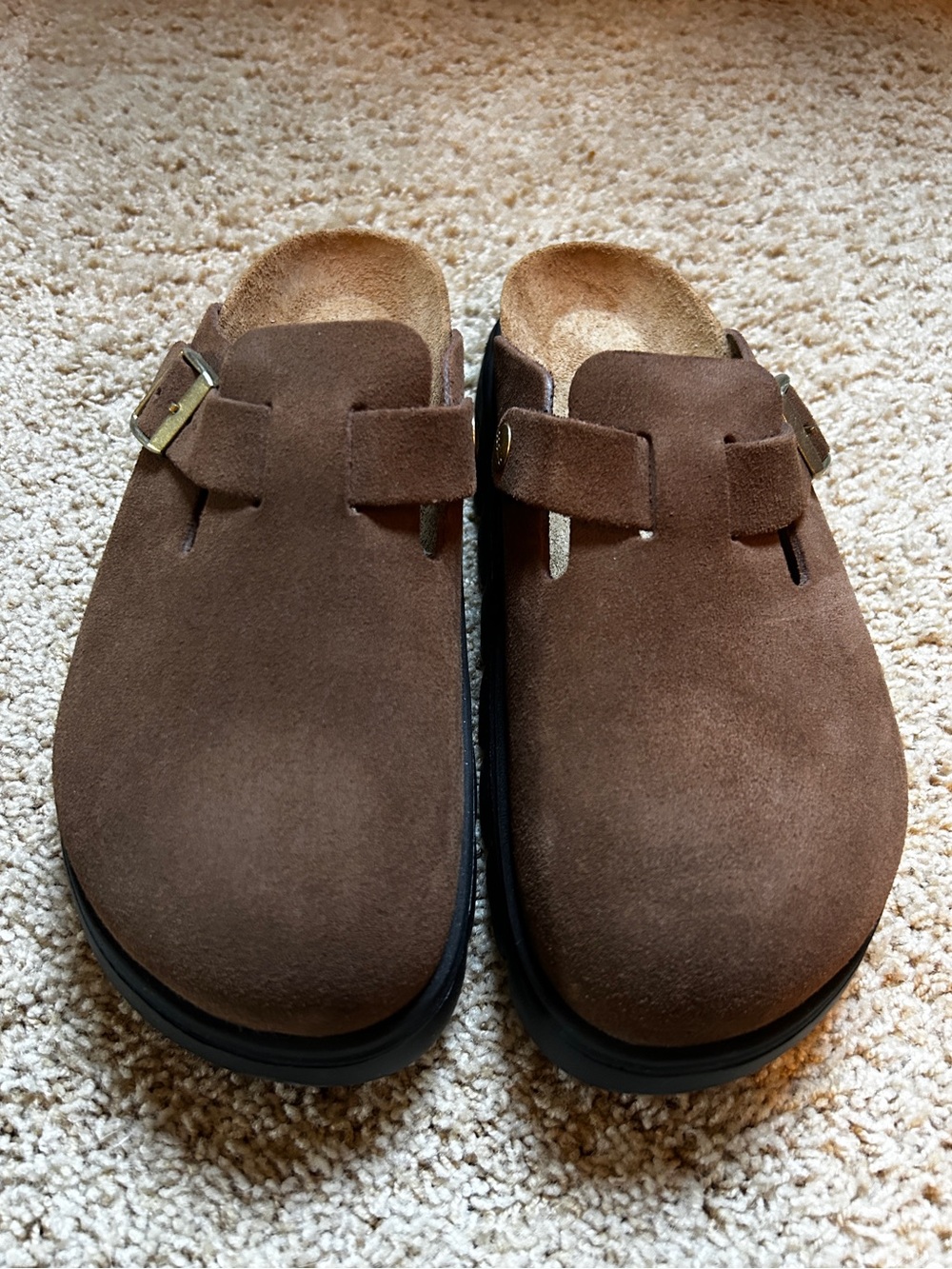 Birkenstocks Women’s Papillio Boston Chunky in Dark Tea Size 8-8.5 - Picture 2 of 7